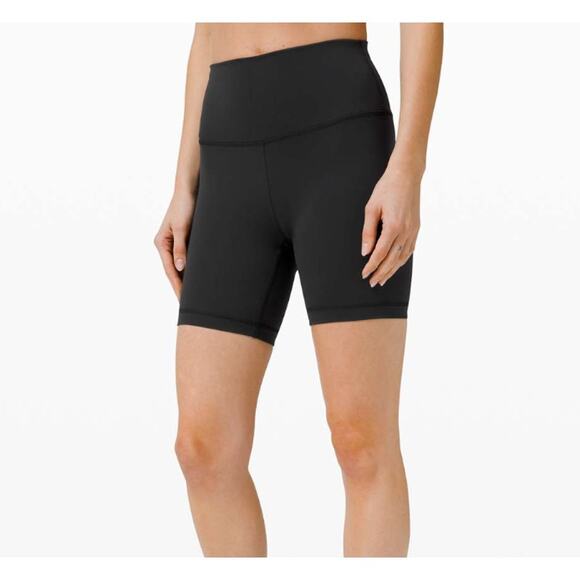 Lululemon Wunder Train High-Rise Short 6" Black Women's Size 4 - Picture 1 of 4